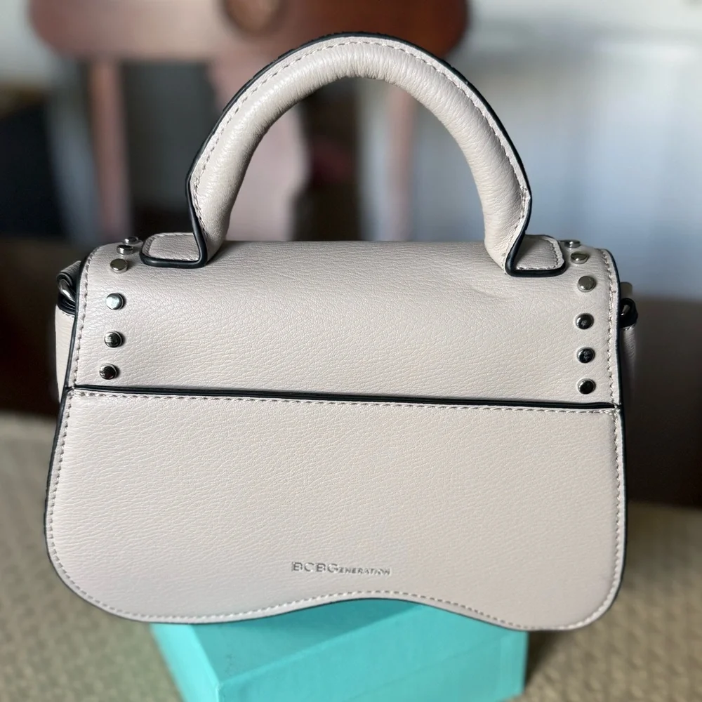 BCBGeneration Asymmetrical Studded Handbag